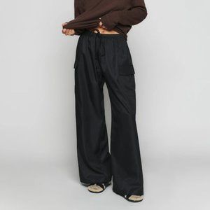 Reformation Ethan Pant in Black